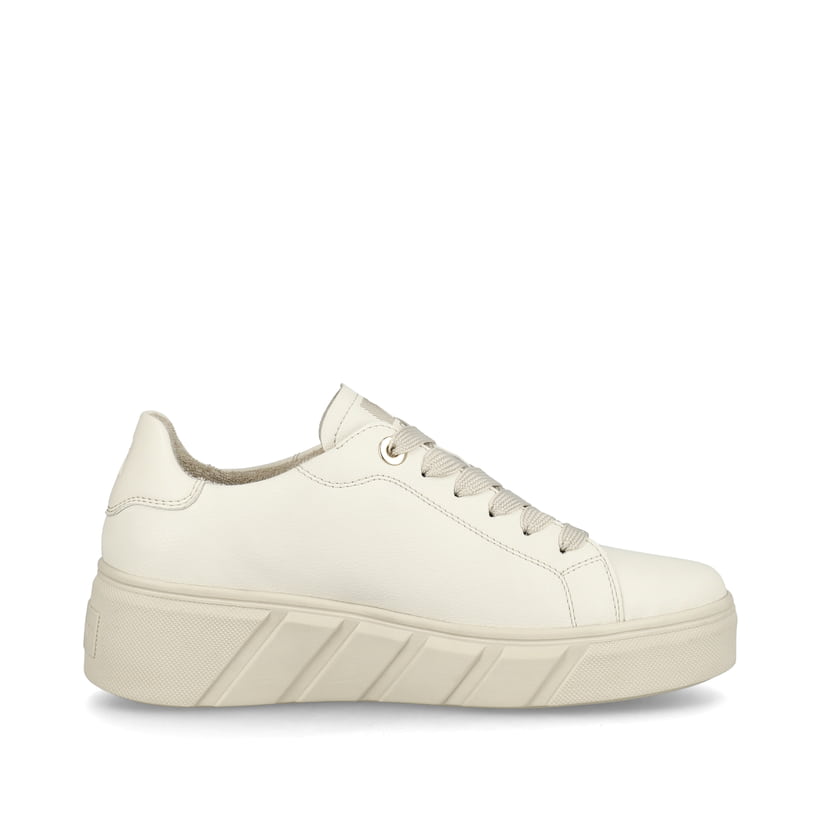 Rieker Artikelnummer W0503-80 Rieker Damen Sneaker Low cremeweiß 50% Rabatt mit kostenlosem Versand