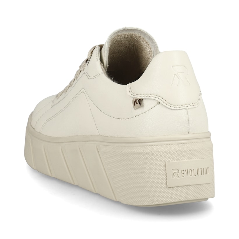 Rieker Artikelnummer W0503-80 Rieker Damen Sneaker Low cremeweiß 50% Rabatt mit kostenlosem Versand