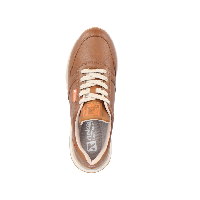 Rieker Artikelnummer 42500-22 Rieker Damen Sneaker Low wood brown Clearance-Verkauf