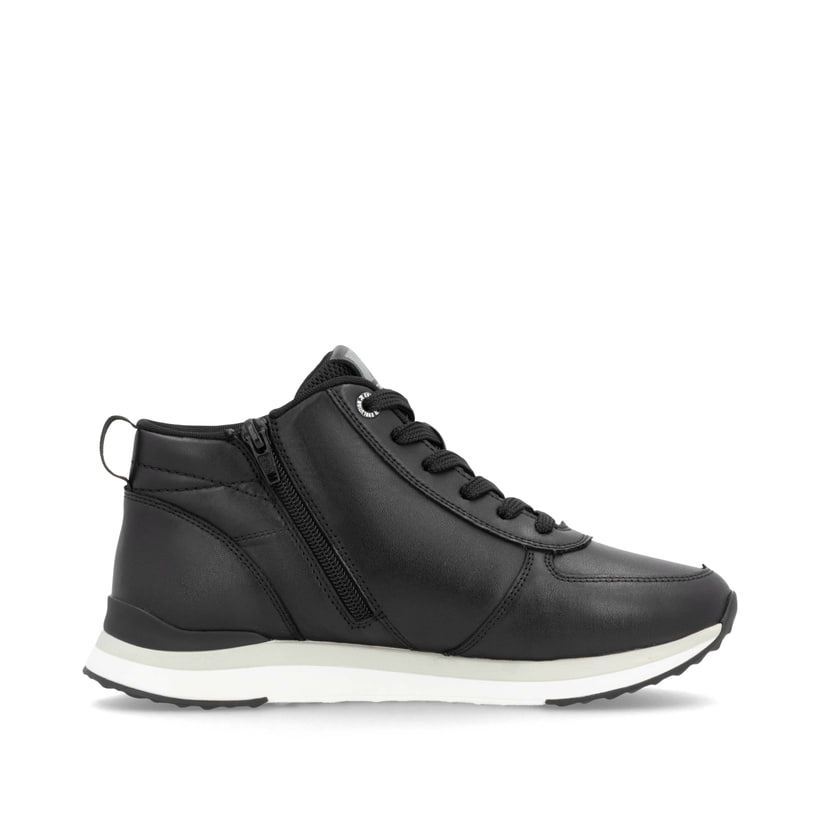 Rieker Artikelnummer 42570-00 Rieker Damen Sneaker High mattschwarz Fabrikladen
