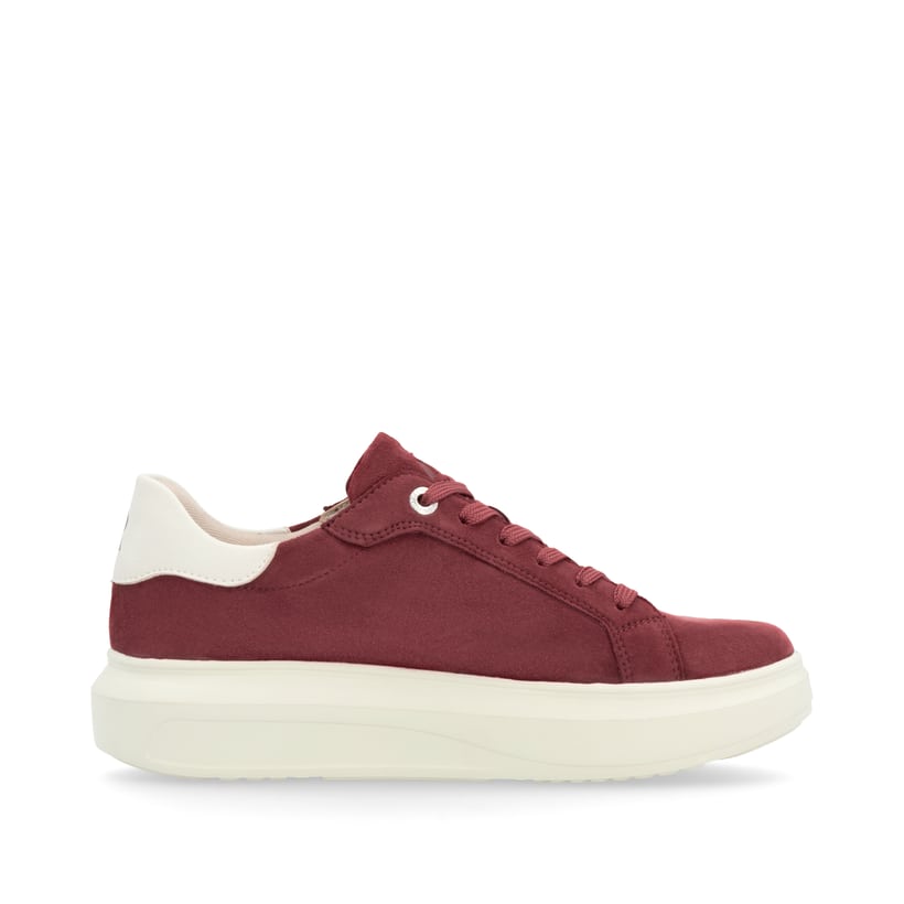 Rieker Artikelnummer W1204-35 Rieker Damen Sneaker Low kirschrot Begrenzt auf 3 Tage