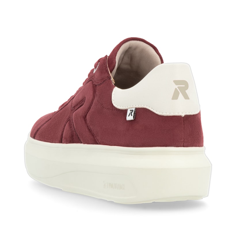 Rieker Artikelnummer W1204-35 Rieker Damen Sneaker Low kirschrot Begrenzt auf 3 Tage