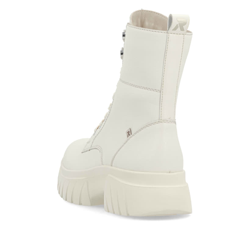 Rieker Artikelnummer W1870-60 Rieker Damen Schnürstiefel weißbeige Speichern exportieren