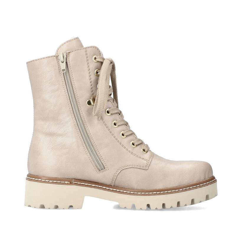 Rieker Artikelnummer Z5711-62 Rieker Damen Biker Boots hellbeige 50% Rabatt für begrenzte Zeit