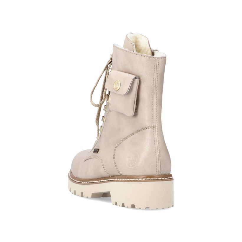 Rieker Artikelnummer Z5711-62 Rieker Damen Biker Boots hellbeige 50% Rabatt für begrenzte Zeit
