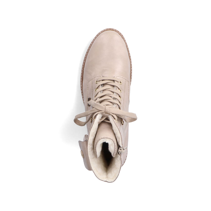 Rieker Artikelnummer Z5711-62 Rieker Damen Biker Boots hellbeige 50% Rabatt für begrenzte Zeit