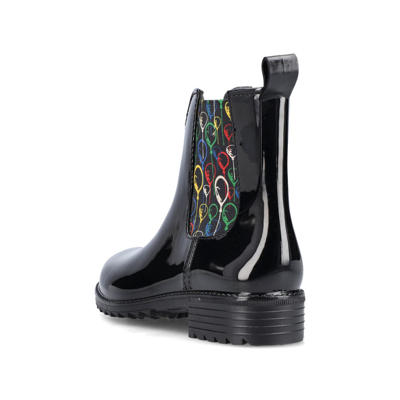 Rieker Artikelnummer P8280-07 Rieker Damen Chelsea Boots glanzschwarz Rabatte dieses Monats