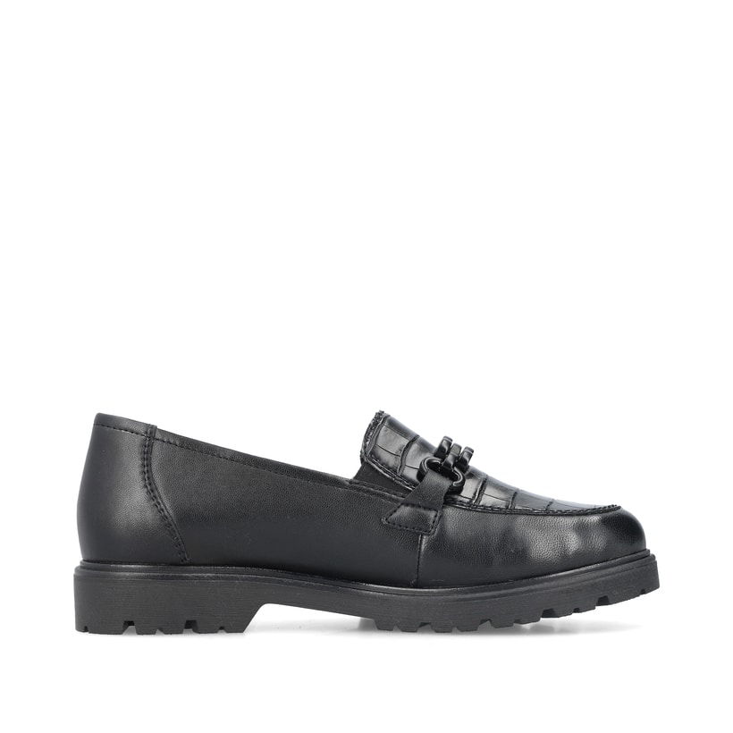 Rieker Artikelnummer 45561-01 Rieker Damen Slipper tiefschwarz Online