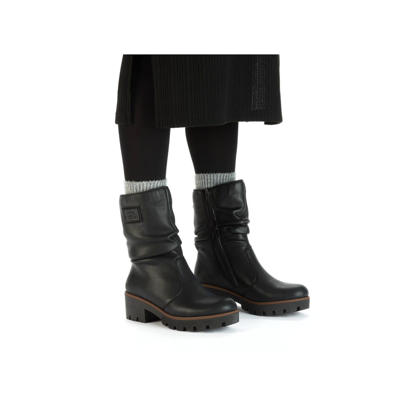Rieker Artikelnummer 79260-00 Rieker Damen Kurzstiefel nachtschwarz Auslauf