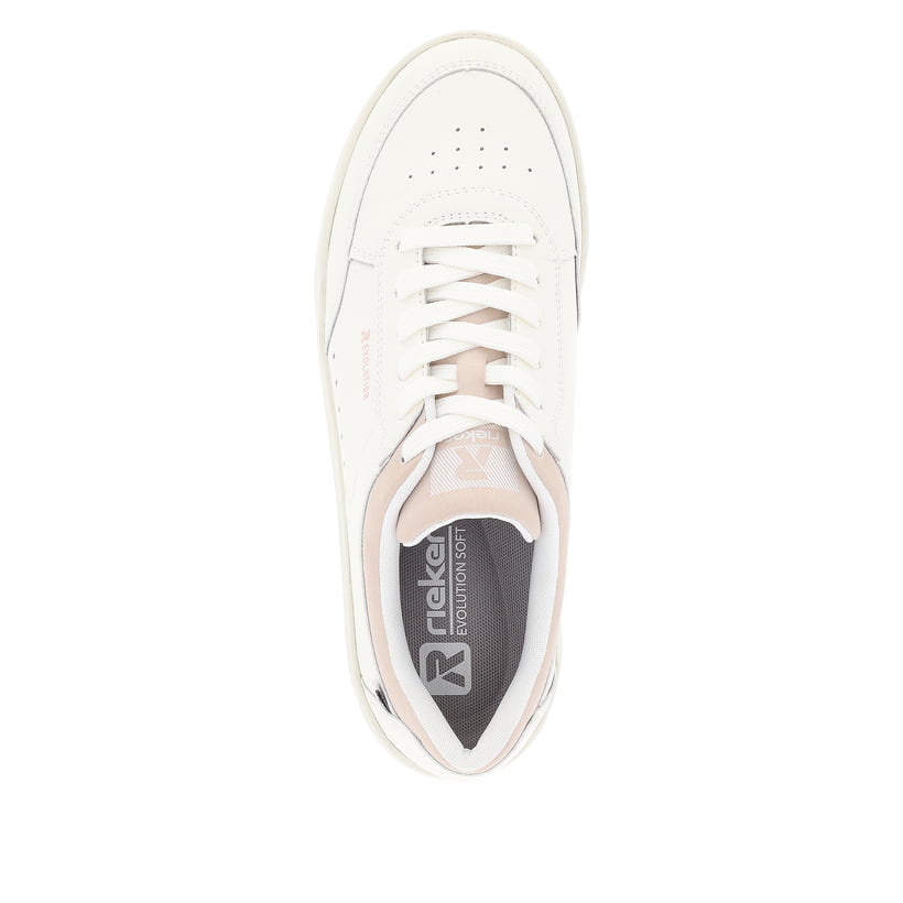 Rieker Artikelnummer 41910-80 Rieker Damen Sneaker Low antique white Hotsell