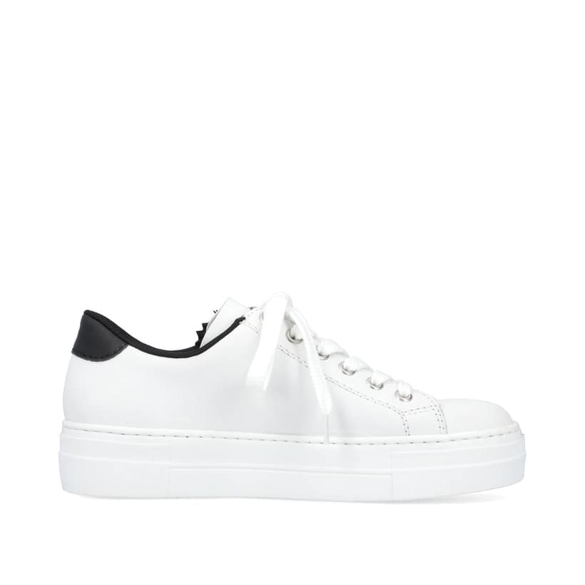 Rieker Artikelnummer N4936-81 Rieker Damen Sneaker Low lilienweiß-nachtschwarz im Angebot