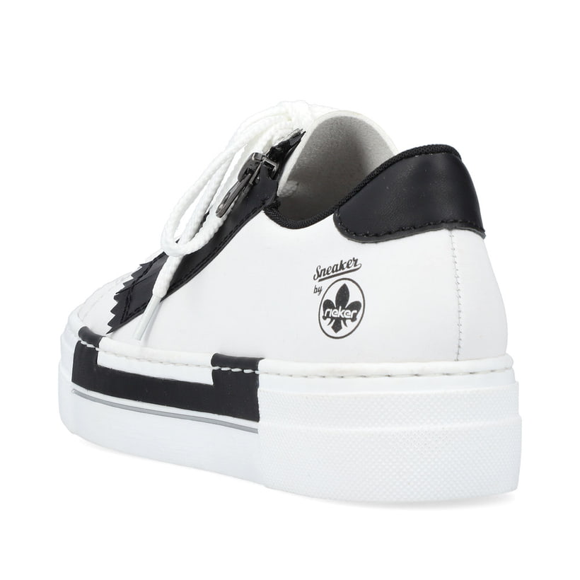 Rieker Artikelnummer N4936-81 Rieker Damen Sneaker Low lilienweiß-nachtschwarz im Angebot