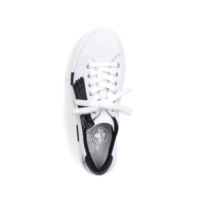 Rieker Artikelnummer N4936-81 Rieker Damen Sneaker Low lilienweiß-nachtschwarz im Angebot