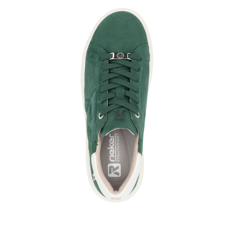Rieker Artikelnummer W1204-54 Rieker Damen Sneaker Low waldgrün Fabrikverkauf