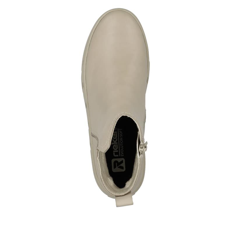 Rieker Artikelnummer W0562-62 Rieker Damen Kurzstiefel creme beige Kostenloser Versand