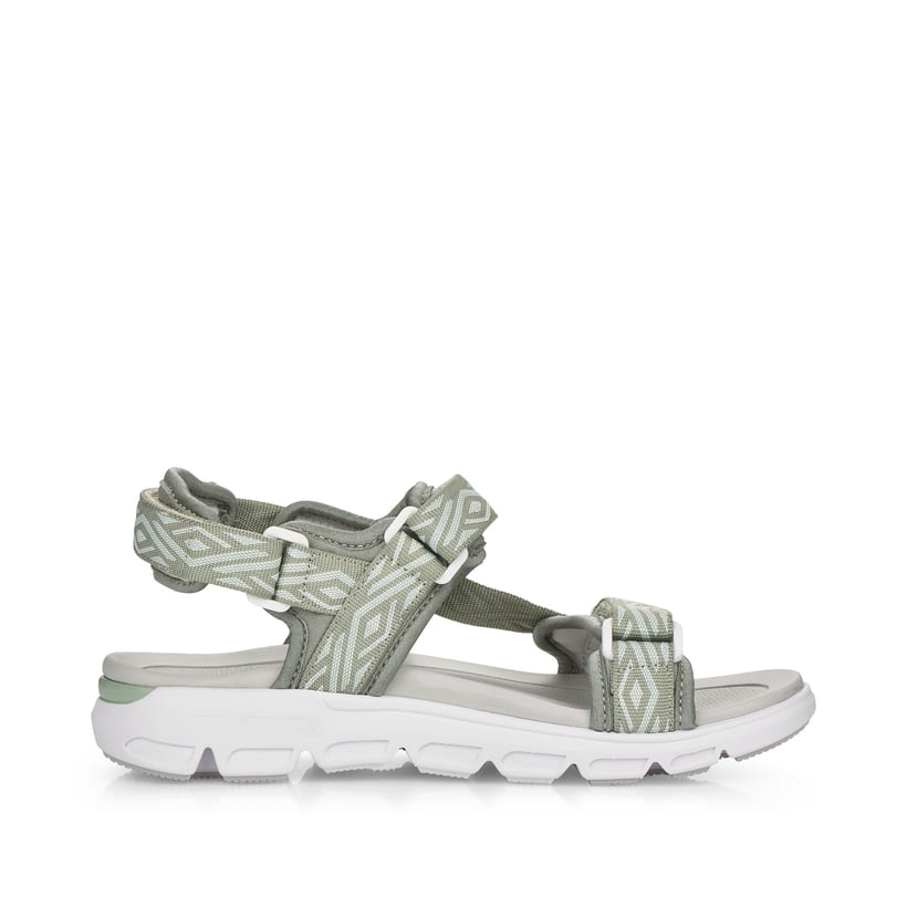 Rieker Artikelnummer V8402-52 Rieker Damen Trekkingsandalen mint green Sonderangebot