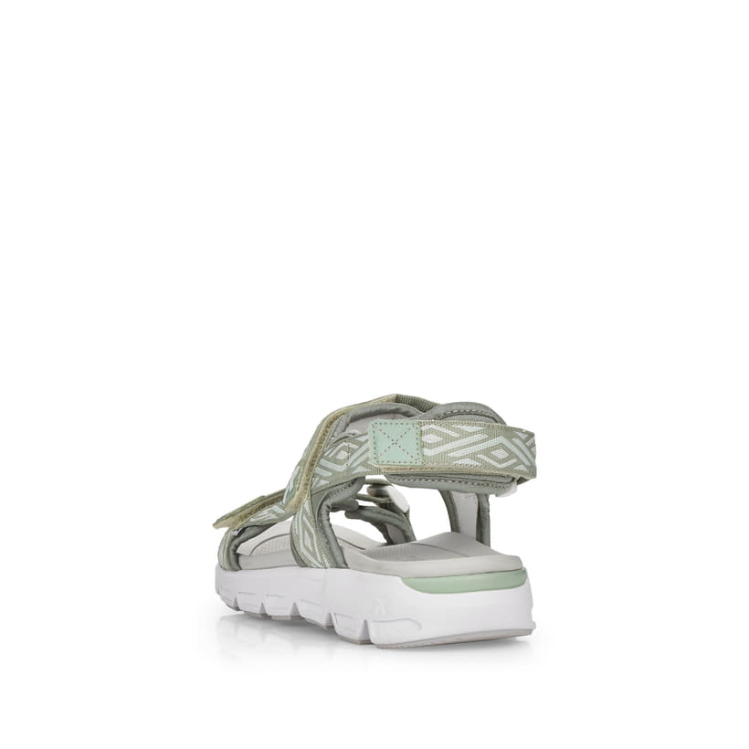 Rieker Artikelnummer V8402-52 Rieker Damen Trekkingsandalen mint green Sonderangebot