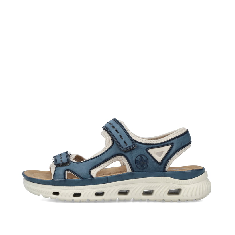 Rieker Artikelnummer 64066-14 Rieker Damen Trekkingsandalen schieferblau Günstig kaufen