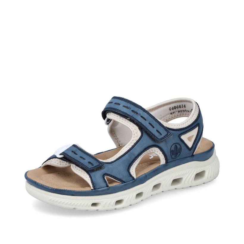 Rieker Artikelnummer 64066-14 Rieker Damen Trekkingsandalen schieferblau Günstig kaufen