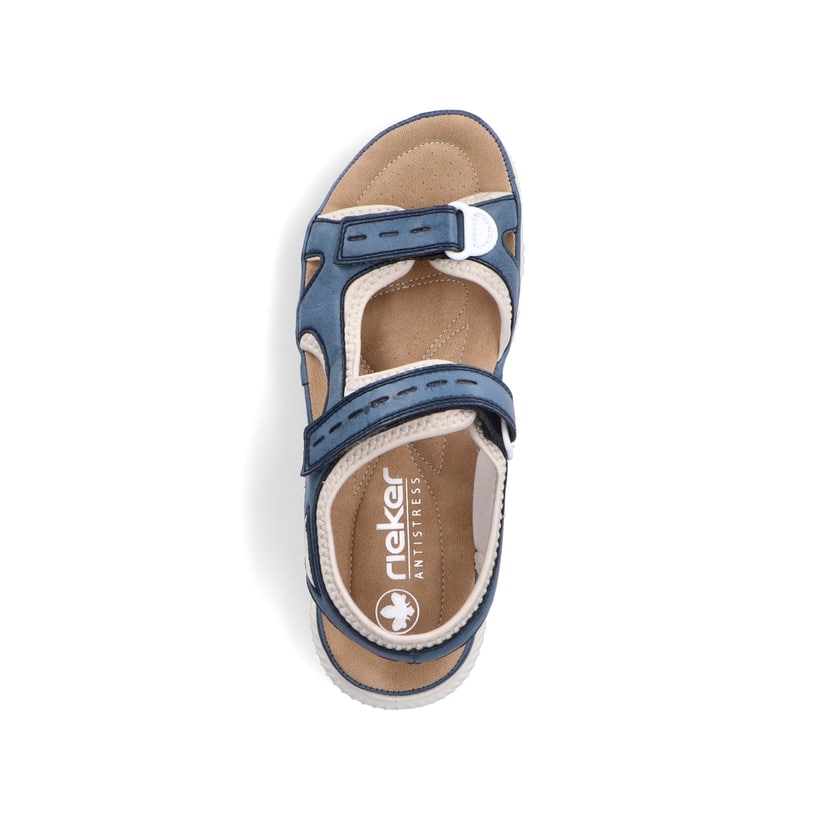 Rieker Artikelnummer 64066-14 Rieker Damen Trekkingsandalen schieferblau Günstig kaufen