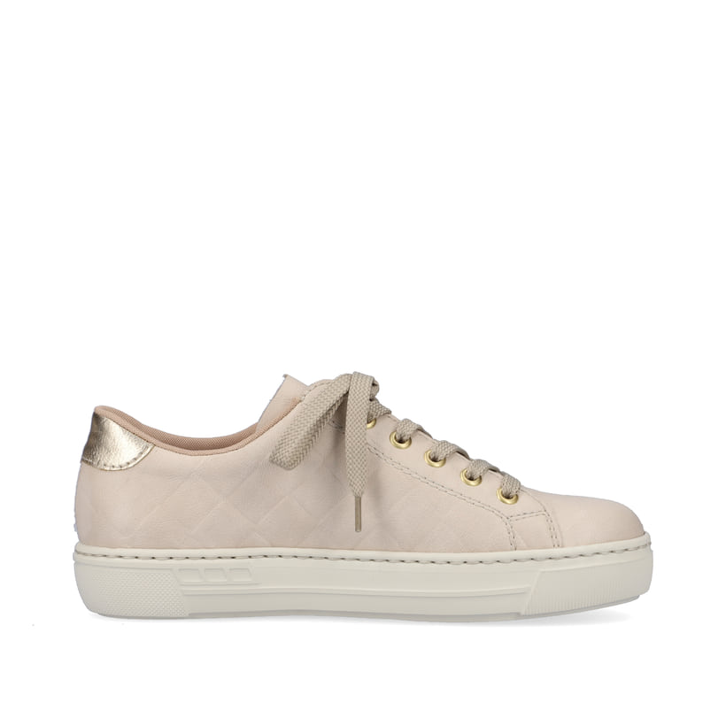 Rieker Artikelnummer L9800-80 Rieker Damen Sneaker Low hellbeige Großer Ausverkauf
