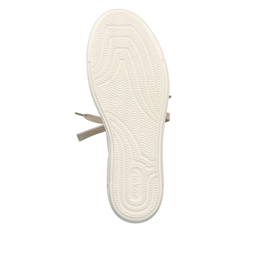 Rieker Artikelnummer L9800-80 Rieker Damen Sneaker Low hellbeige Großer Ausverkauf