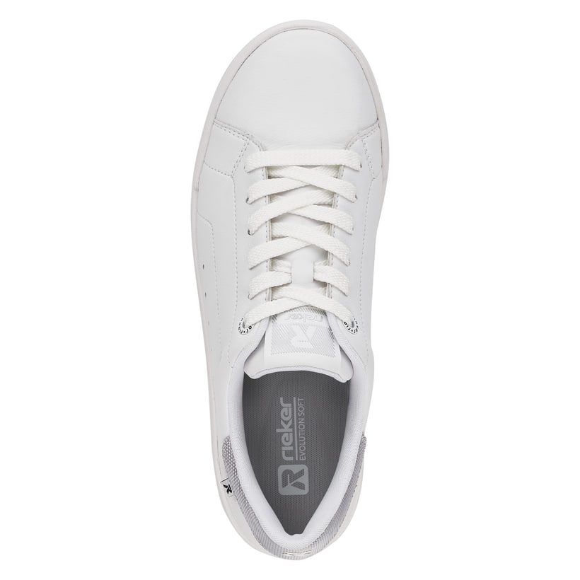 Rieker Artikelnummer 41902-80 Rieker Damen Sneaker Low frost white Flash Sale