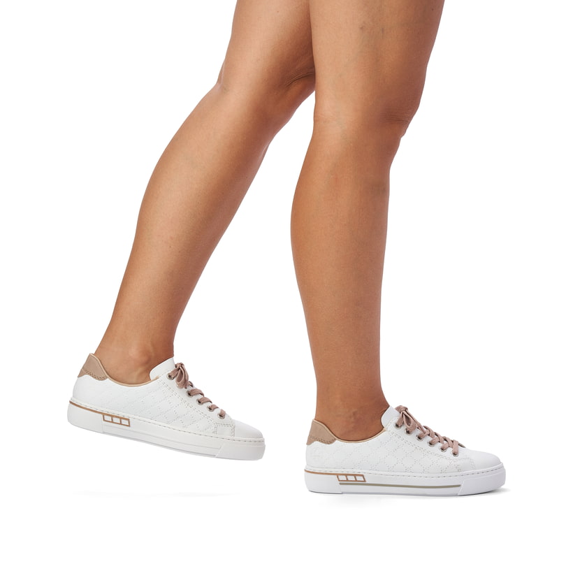 Rieker Artikelnummer L88W2-80 Rieker Damen Sneaker Low perlweiß Begrenztes Angebot