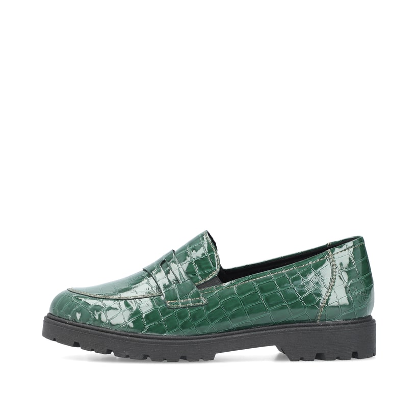 Rieker Artikelnummer 45560-54 Rieker Damen Slipper smaragdgrün