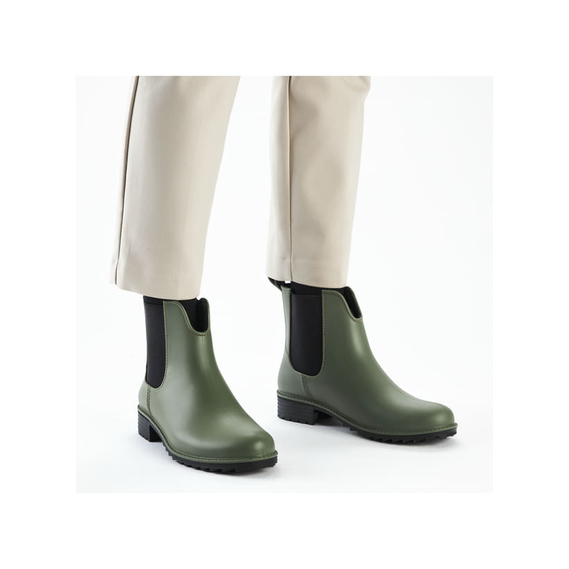 Rieker Artikelnummer P8260-54 Rieker Damen Chelsea Boots schilfgrün Exklusivangebot