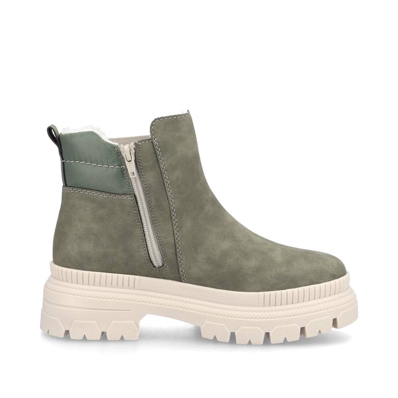 Rieker Artikelnummer Y9350-54 Rieker Damen Chelsea Boots olivgrün Saisonschlussverkauf