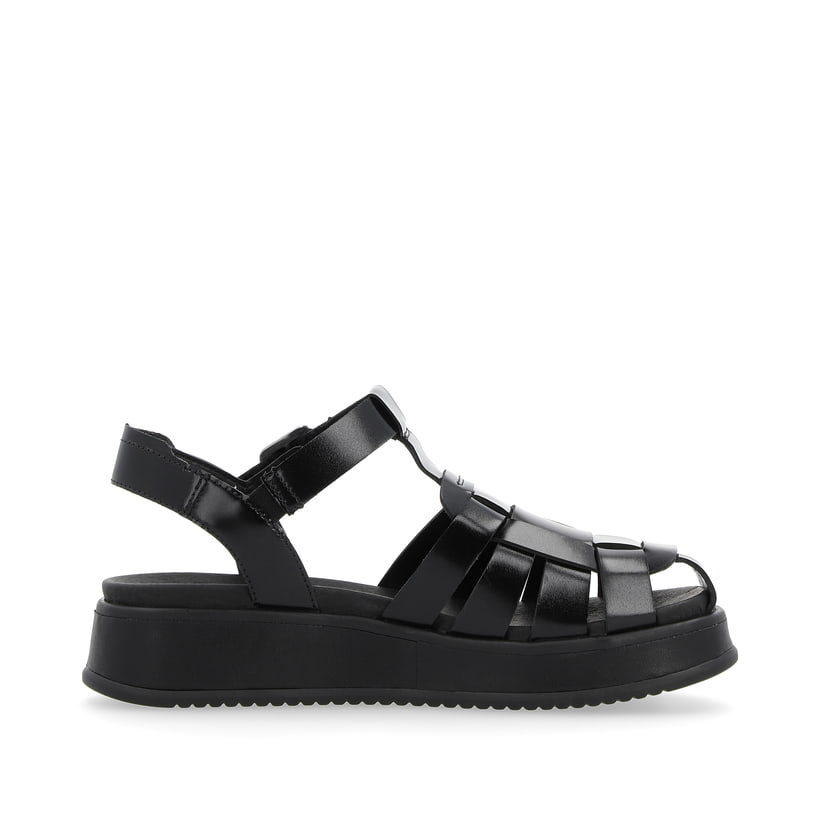 Rieker Artikelnummer W0850-00 Rieker Damen Riemchensandalen noir Black Friday