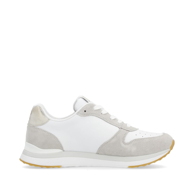 Rieker Artikelnummer 42501-81 Rieker Damen Sneaker Low pearl-white clay-beige Weihnachtsangebot