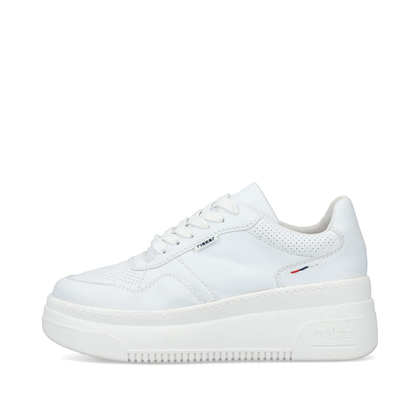 Rieker Artikelnummer M7811-80 Rieker Damen Sneaker Low kristallweiss
