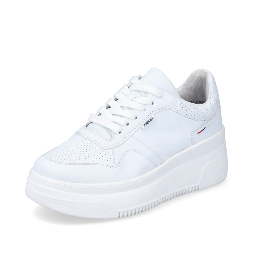 Rieker Artikelnummer M7811-80 Rieker Damen Sneaker Low kristallweiss Valentinstagsangebot