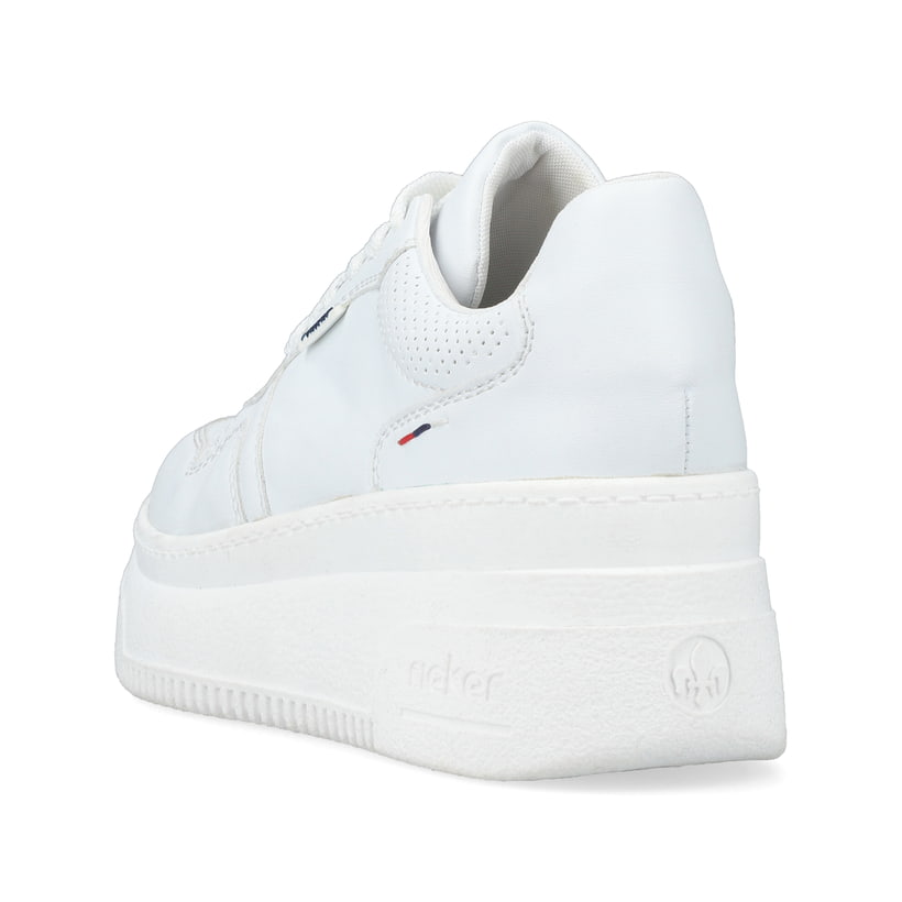 Rieker Artikelnummer M7811-80 Rieker Damen Sneaker Low kristallweiss Valentinstagsangebot
