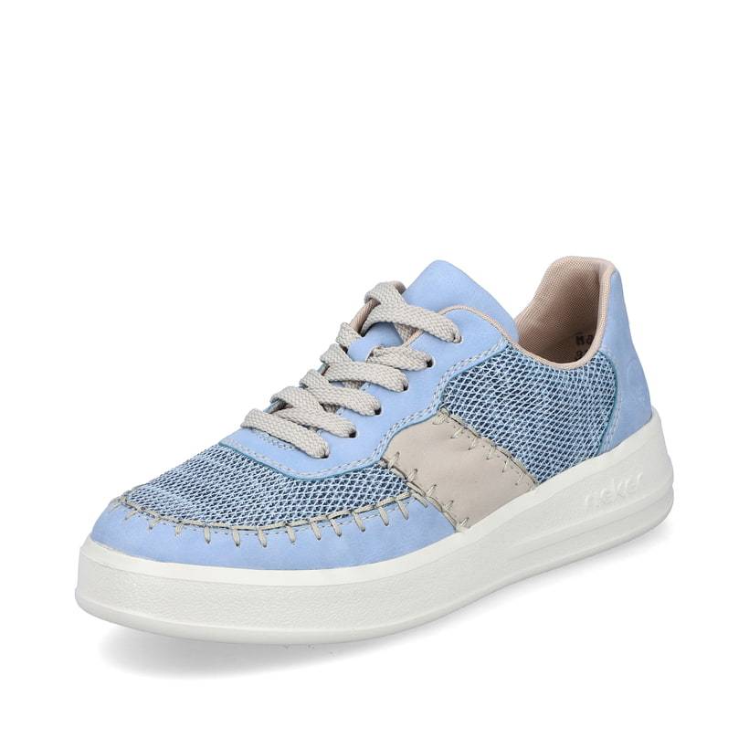 Rieker Artikelnummer M8414-10 Rieker Damen Sneaker Low hellblau Heißer Verkauf