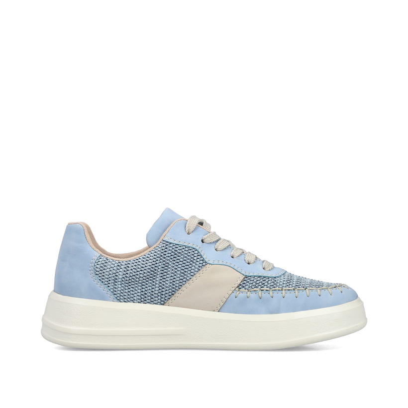 Rieker Artikelnummer M8414-10 Rieker Damen Sneaker Low hellblau Heißer Verkauf