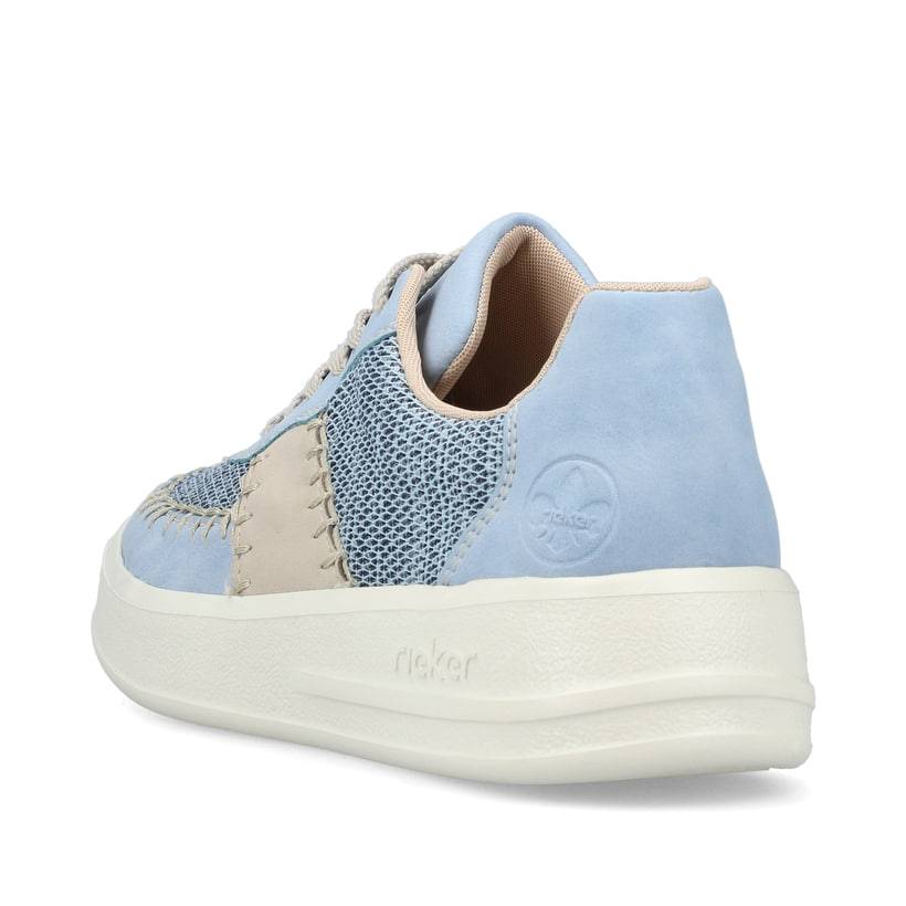 Rieker Artikelnummer M8414-10 Rieker Damen Sneaker Low hellblau Heißer Verkauf