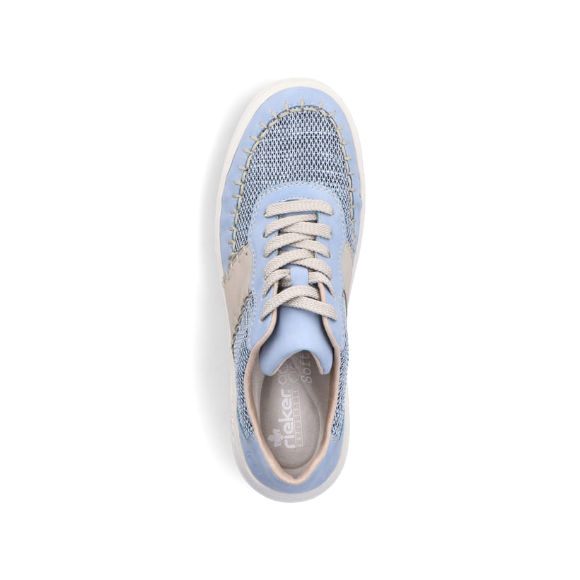 Rieker Artikelnummer M8414-10 Rieker Damen Sneaker Low hellblau Heißer Verkauf