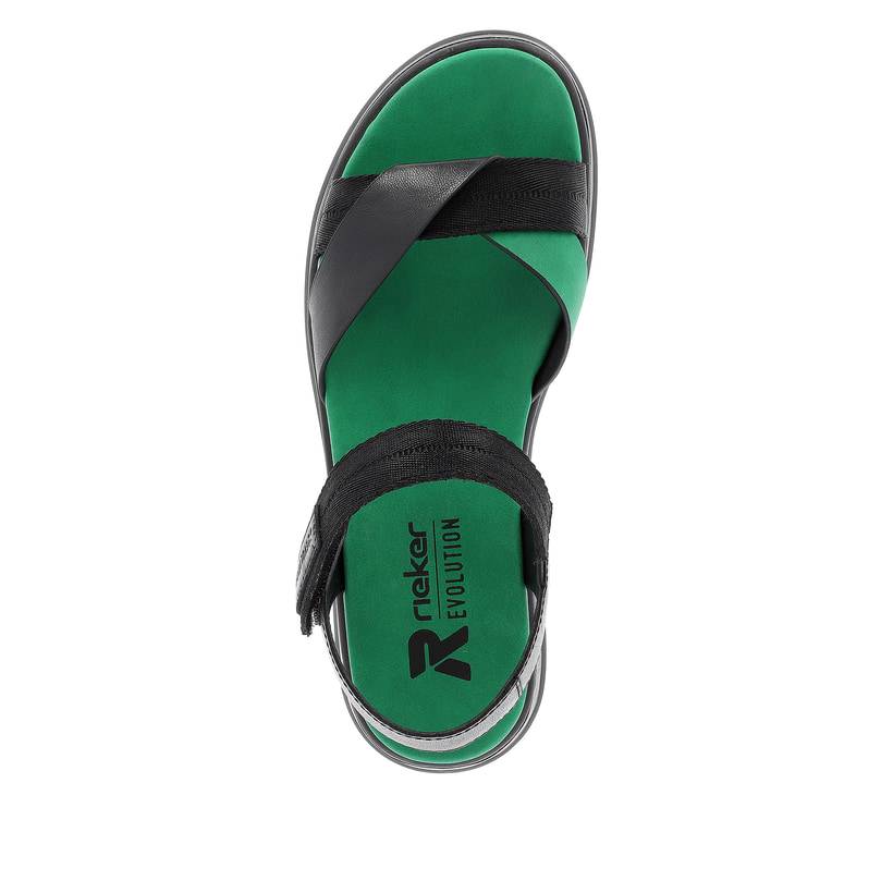 Rieker Artikelnummer W0851-00 Rieker Damen Riemchensandalen night black Neueste Mode
