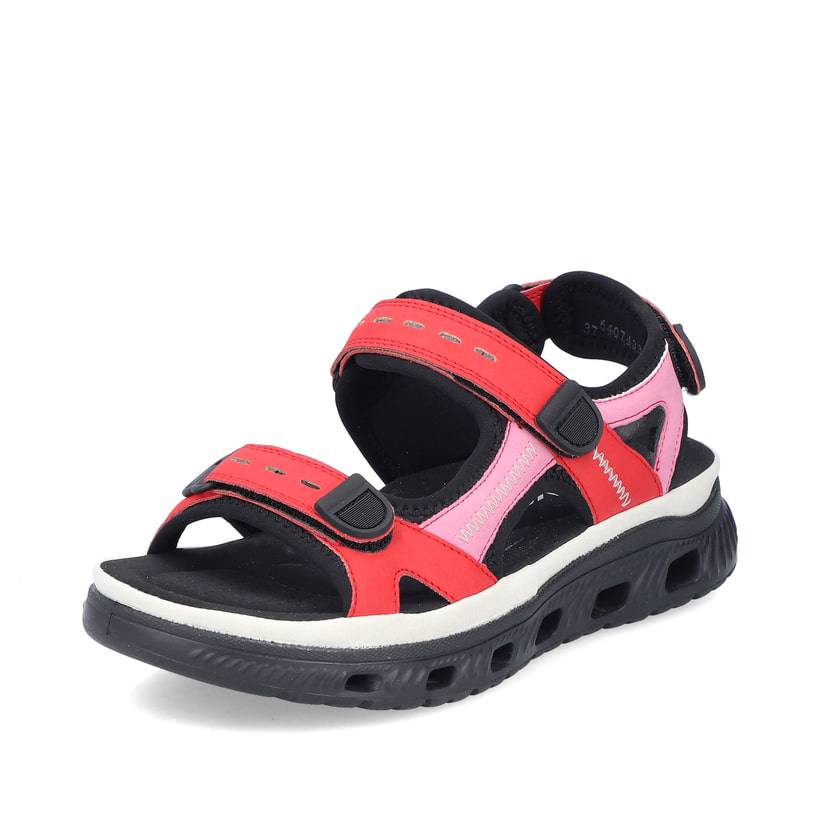Rieker Artikelnummer 64074-33 Rieker Damen Trekkingsandalen feuerrot Online Outlet