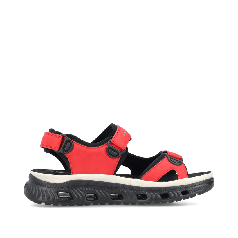 Rieker Artikelnummer 64074-33 Rieker Damen Trekkingsandalen feuerrot Online Outlet