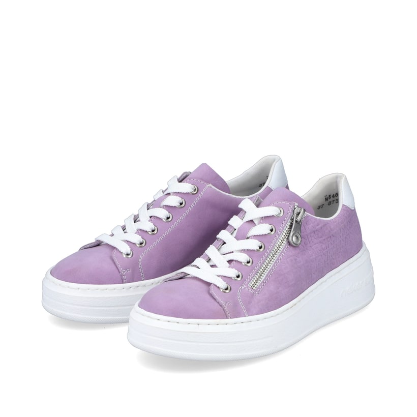 Rieker Artikelnummer N5400-30 Rieker Damen Sneaker Low fliederfaben