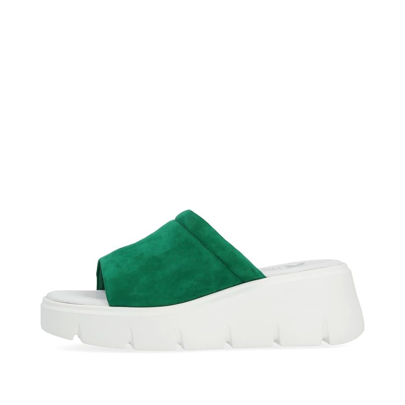 Rieker Artikelnummer W1551-52 Rieker Damen Pantoletten smaragd green