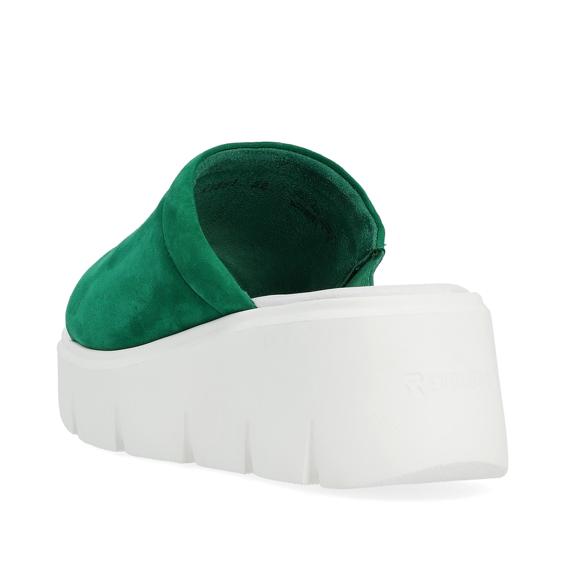 Rieker Artikelnummer W1551-52 Rieker Damen Pantoletten smaragd green Blitzangebot