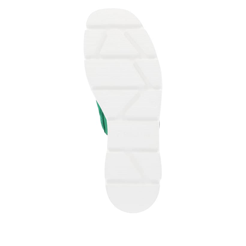 Rieker Artikelnummer W1551-52 Rieker Damen Pantoletten smaragd green Blitzangebot