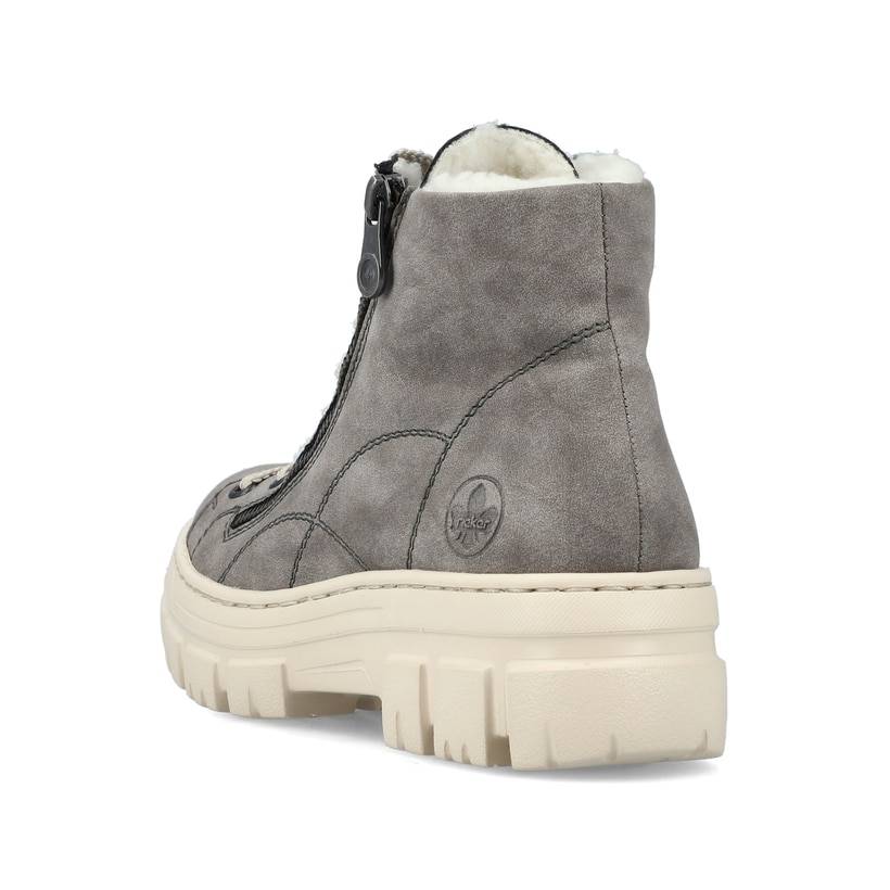 Rieker Artikelnummer Z7410-40 Rieker Damen Schnürstiefel quarzgrau Saisonale Angebote