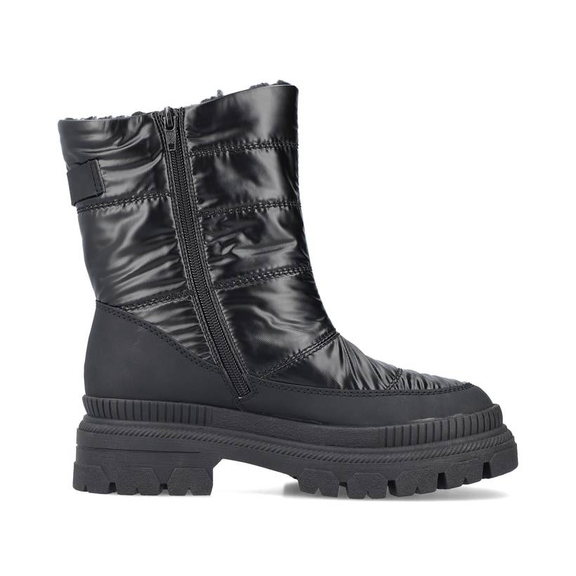 Rieker Artikelnummer Y9380-00 Rieker Damen Kurzstiefel glanzschwarz Räumungsverkauf