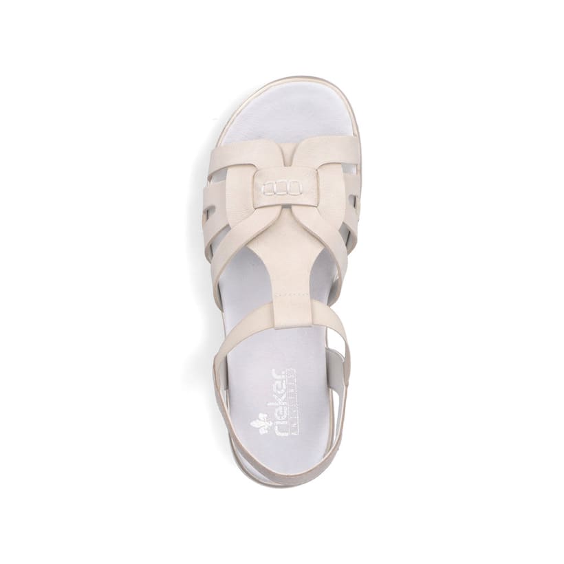 Rieker Artikelnummer V5052-80 Rieker Damen Riemchensandalen perlweiß Begrenzte Freigabe